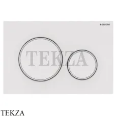 Geberit Sigma20 Клавиша смыва пластик 115.882.11.1, белый глянец/белый матовый