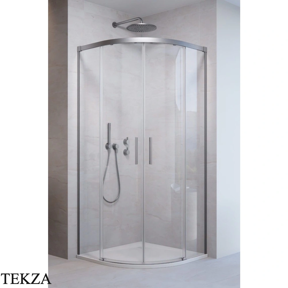 Radaway Idea PDD Комплект боковых стенок 80х80 см, 387141-91-01, брашированный никель