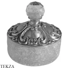 Migliore Cristalia SWAROVSKI Баночка для ванных принадлежностей 16793, хром глянец