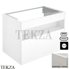 KEUCO Stageline Тумба под умывальник 80, 1 ящик, USB-розетка 32862180100, кашемир глянец