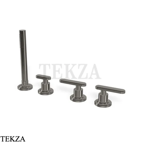 FIMA Carlo Frattini Park Line Смеситель на борт ванны без излива F1324/1CN, black chrome