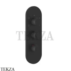 Gessi Ingranaggio-Anello Термостат для душа, 5 потоков, внешняя часть 43072-299, Black XL