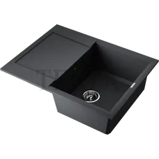 Omoikiri Sakaime 68 Кухонная мойка Tetogranit прямоугольная с крылом 4993108 черный