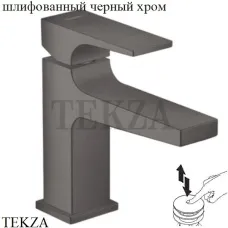 Hansgrohe Metropol Смеситель для раковины 100, с донным клапаном Push-Open 32500340, черный хром brushed
