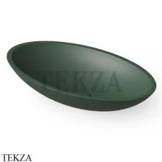 Dea Design Washbasins Раковина настольная овальная Solid Surface DD9006 600 11, Dark Green №11