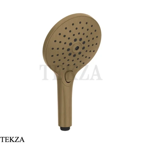 Gessi Shower Душевая лейка 3-х позиционная с кнопкой select 47351-713, Antique Brass