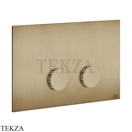 Gessi INGRANAGGIO Клавиша смыва для инсталляции SANIT, Villeroy&Boch 54643-726, бронза Brushed