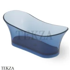 Dea Design Elegant Ванна отдельностоящая овальная 175x75 Glasstech DD8614 1750 R7, Royal Blue R7