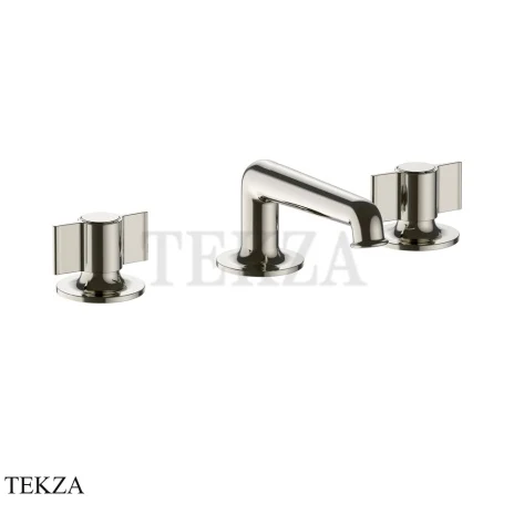 Fantini Flora Смеситель для раковины, без гарнитуры 7695J404W, Polished Nickel PVD