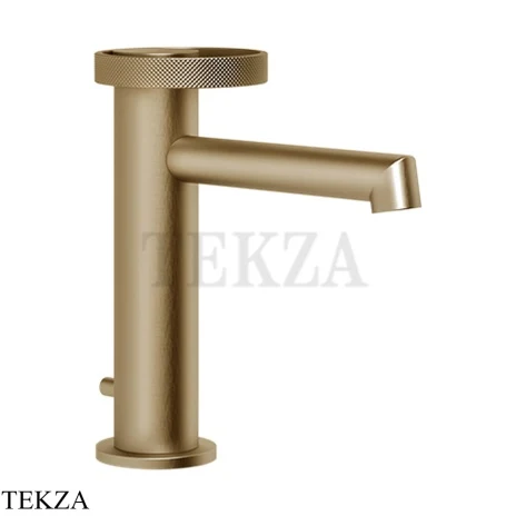 Gessi ANELLO Смеситель для раковины, с донным клапаном 63301-726, Warm Steel Br. PVD