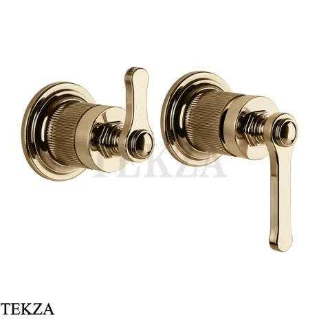Gessi VENTI20 Смеситель для душа, 2 потока, вешняя часть 65038-735, Warm Bronze PVD