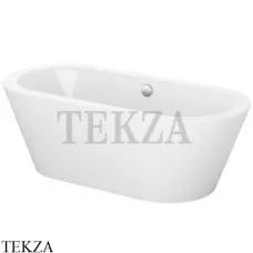 BETTE BetteStarlet Oval Silhouette Ванна овальная с цельнолитой панелью 2700-000CFXXK, сталь, антишум, белый глянец