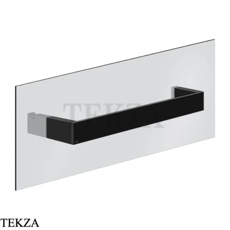 Gessi Rettangolo Полотенцедержатель для крепления на стекло, 30 см 20961-706, Black Metal PVD