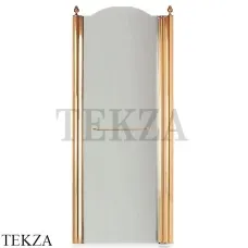 Migliore Diadema Дверь в нишу, петли справа, стекло прозрачное 22689, бронза classic
