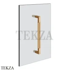 Gessi Shower G Rigato Ручка-держатель на стекло 30 см 67523-735, Warm Bronze PVD