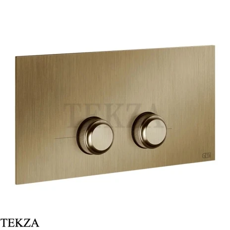 Gessi VENTI20 Клавиша смыва для инсталляции Viega Prevista 54661-791, Deep Bronze Br. PVD