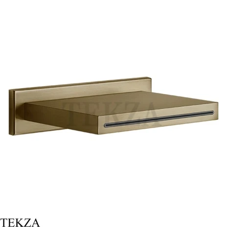 Gessi CASCATA Каскадный излив настенный 20293-791, Deep Bronze Brushed PVD