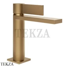 Gessi Inverso Diamantato Смеситель для раковины, без гарнитуры 73602-726, Warm Bronze Br.