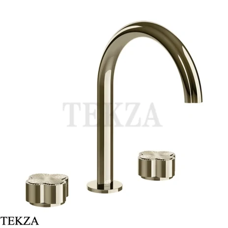 Gessi Ludovica Смеситель для раковины crystals, без гарнитуры 76314-720, никель глянец