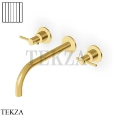 Zucchetti Helm Vertical Смеситель для раковины, внешняя часть ZHL761.XP41G2, brushed gold PVD