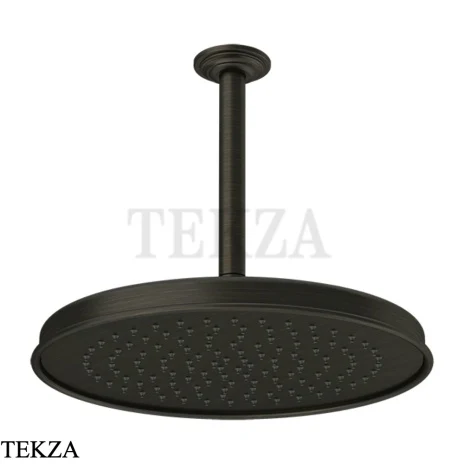 Gessi VENTI20 Верхний душ 300 с потолочным креплением под размер 65155-187, Aged Bronze