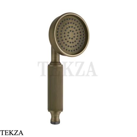 Gessi VENTI20 Душевая лейка с защитой от известкового налёта 65154-713, Antique Brass