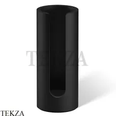 Decor Walther Stone Black WPB Настольный контейнер для ватных дисков 0973360, черный матовый