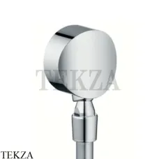 Hansgrohe Fixfit Шланговое подсоединение с клапаном обратного тока 27506000, хром глянец Hansgrohe Fixfit Шланговое подсоединение с клапаном обратного тока 27506000, хром глянец