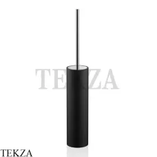 Decor Walther Stone Black SBG Туалетный ершик напольный 0970864, черный матовый-хром глянец