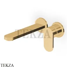Zucchetti Octo Смеситель для раковины 225, внешняя часть ZOC745.C41, brushed gold PVD