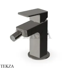 Zucchetti JINGLE Смеситель для биде, с донным клапаном ZIN311.C51, brushed metal black