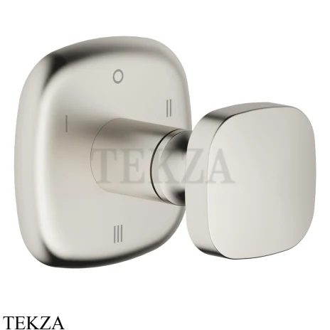 Dornbracht COYA Переключатель на 3 потока, внешняя часть 36210404-06, платина матовая