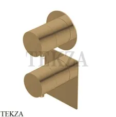 Ritmonio Diametro35 S Термостат для душа 2-3 потока, внешняя часть PR47HG202 BRX, Brushed Bronze