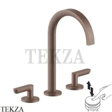 Fantini Icona Deco Смеситель для раковины, с донным клапаном 53P9R107, Matt Copper PVD