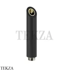 Gessi Душевая лейка Kneipp из черного ABS пластика 32930-710, Brass PVD