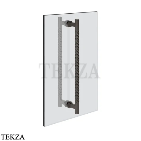 Gessi Pelle Tresse Полотенцедержатель для крепления на стекло, 60 см 78633-707, Black Metal Brushed PVD
