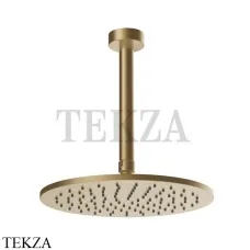 Gessi ANELLO Верхняя лейка с потолочным кронштейном 63352-726, Warm Bronze Br.