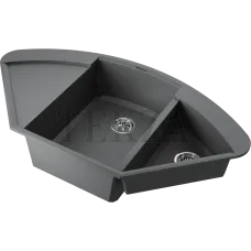 Omoikiri Sakaime 105C Кухонная мойка Tetogranit угловая 4993209 платина