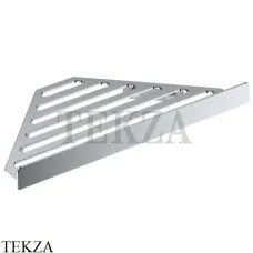 Hansgrohe AddStoris Полка-решетка угловая в душевую зону 41741000, хром глянец