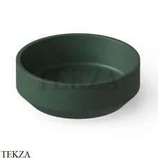 Dea Design Washbasins Раковина настольная круглая Solid Surface DD9096 430 11, Dark Green №11