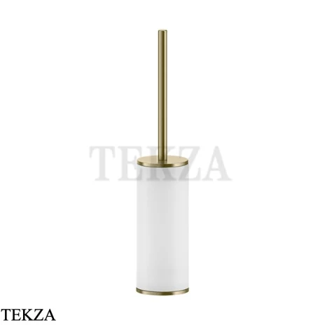 Gessi Inciso-Origini-Venti20 accessories Туалетный ершик напольный, белый 58543-727, Brushed Brass