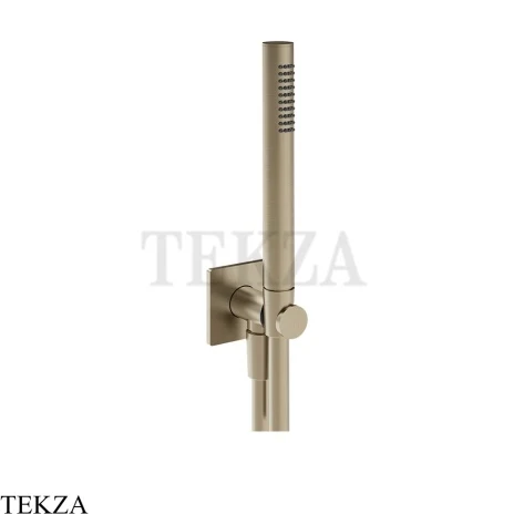 Gessi Incastri Душевой комплект, стержневая лейка 73523-149, нерж. сталь Brush / никель Brushed