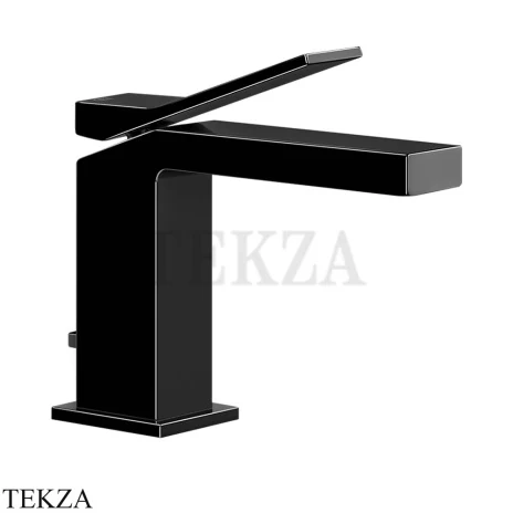 Gessi RETTANGOLO K Смеситель для раковины с донным клапаном 53001-706, Black Metal