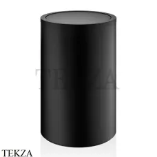 Decor Walther DW 121 Корзина для белья с крышкой 0610760, черный матовый