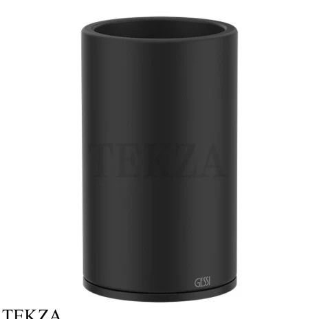 Gessi 316 ACCESSORIES Стакан для зубных щеток настольный, композит черный 54732-299, Black XL