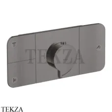 Axor ONE Термостат для душа 3 потока, внешняя часть 45713330, Polished Black Chrome Axor ONE Термостат для душа 3 потока, внешняя часть 45713330, Polished Black Chrome