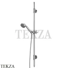 Bossini LIBERTY Душевая штанга с гарнитуром из латуни D19001.030, хром глянец