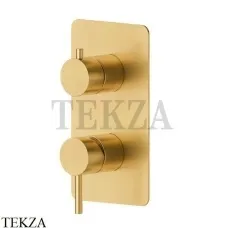 Newform X-Steel 316 Смеситель для душа 2 потока, внешняя часть, 69673EX.59.097, PVD Brushed gold Newform X-Steel 316 Смеситель для душа 2 потока, внешняя часть, 69673EX.59.097, PVD Brushed gold