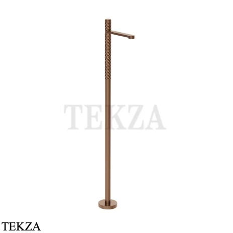 Gessi Pelle Tresse Смеситель для раковины напольный, внешняя часть 78095-708, Copper Brushed PVD