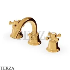 Zucchetti Delfi Смеситель для биде с донным клапаном Z46268.8008C40, золото глянец